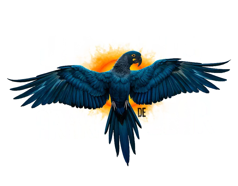 Desafio Arara de Lear - arara azul
